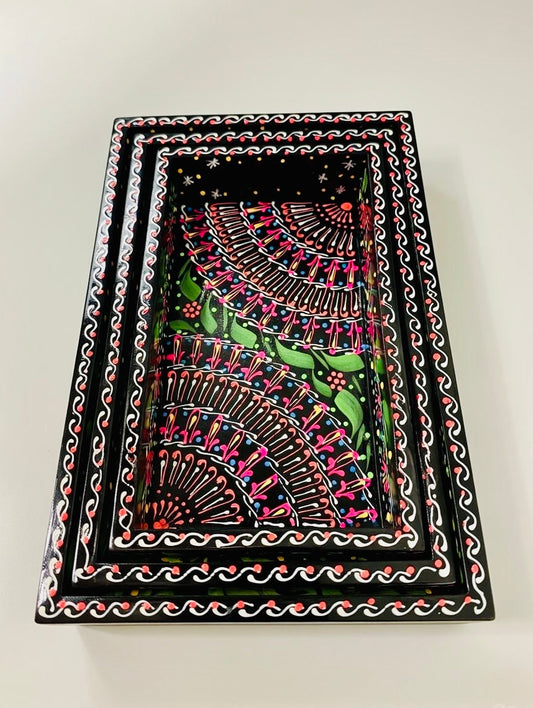 Fine Art Three Tray Set 006