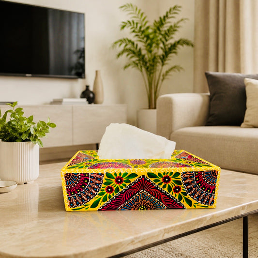 Fine Art Tissue Box Inspired By Pakistani Truck Art 001
