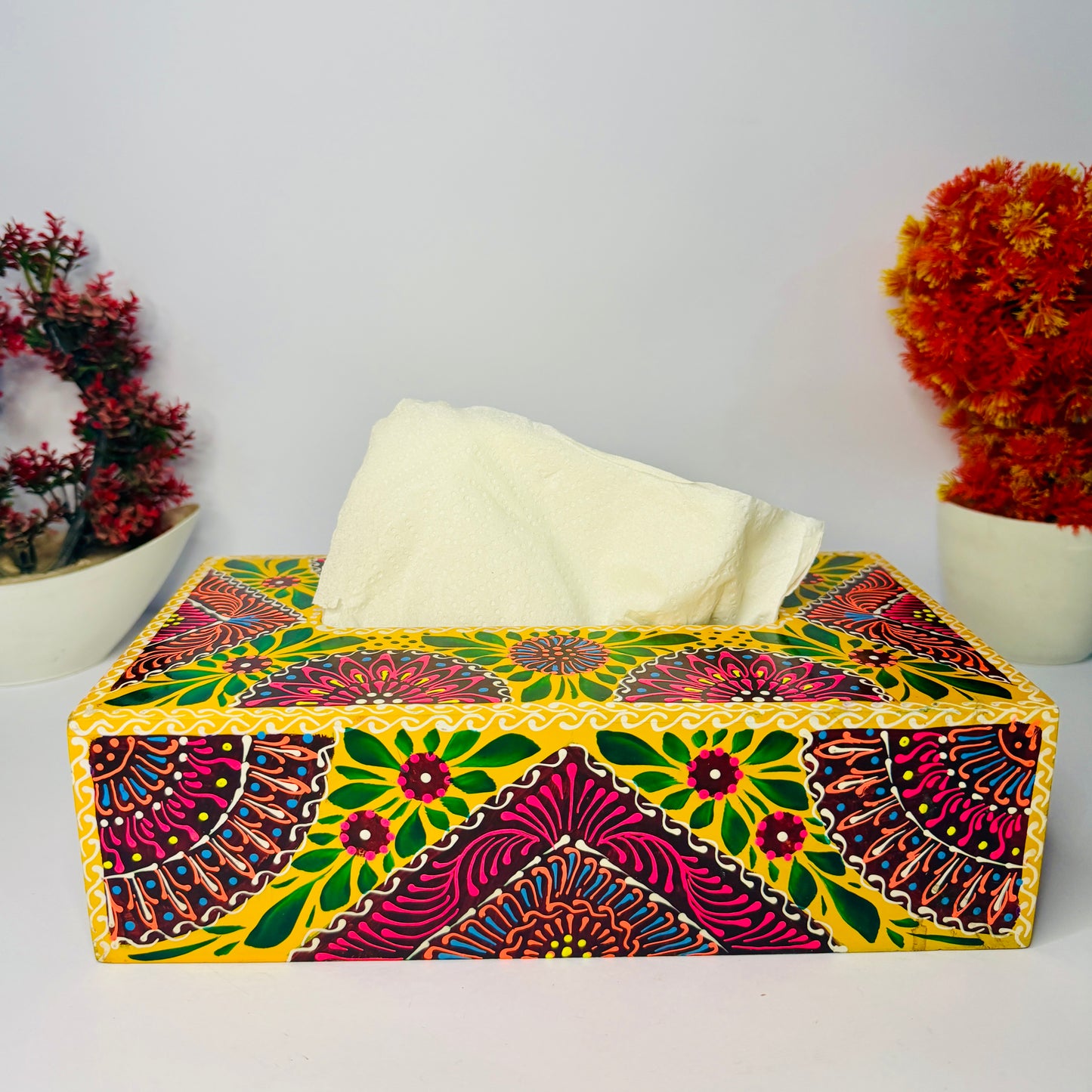 Fine Art Tissue Box Inspired By Pakistani Truck Art 001