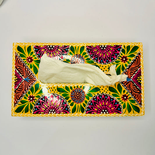 Fine Art Tissue Box Inspired By Pakistani Truck Art 001