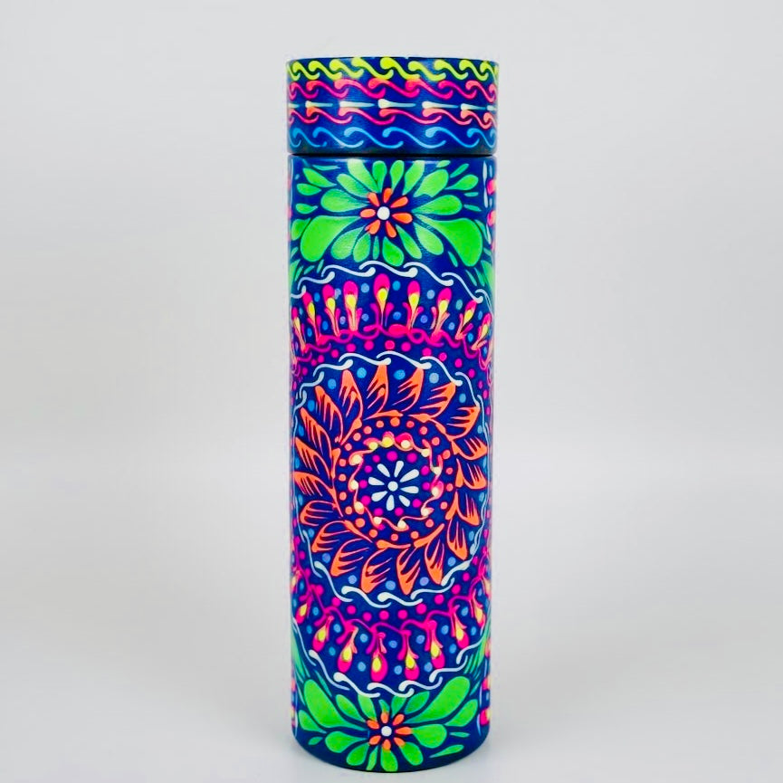 Hand-painted Water Bottle with Digital Temperature Display D03-003