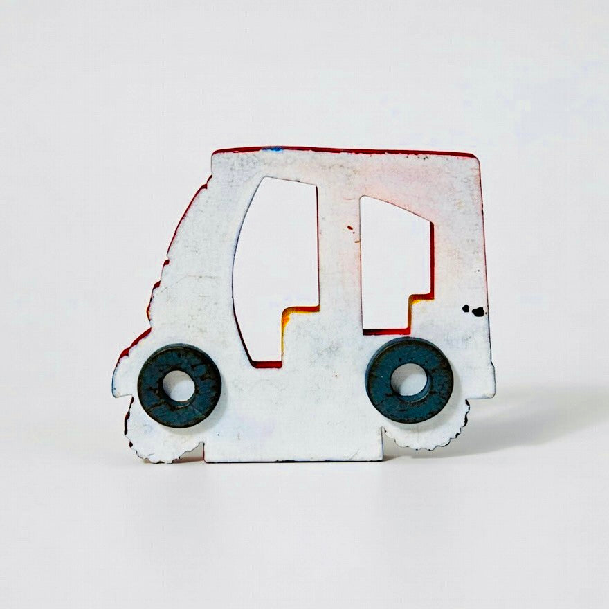 Rickshaw Fridge Magnet D-04