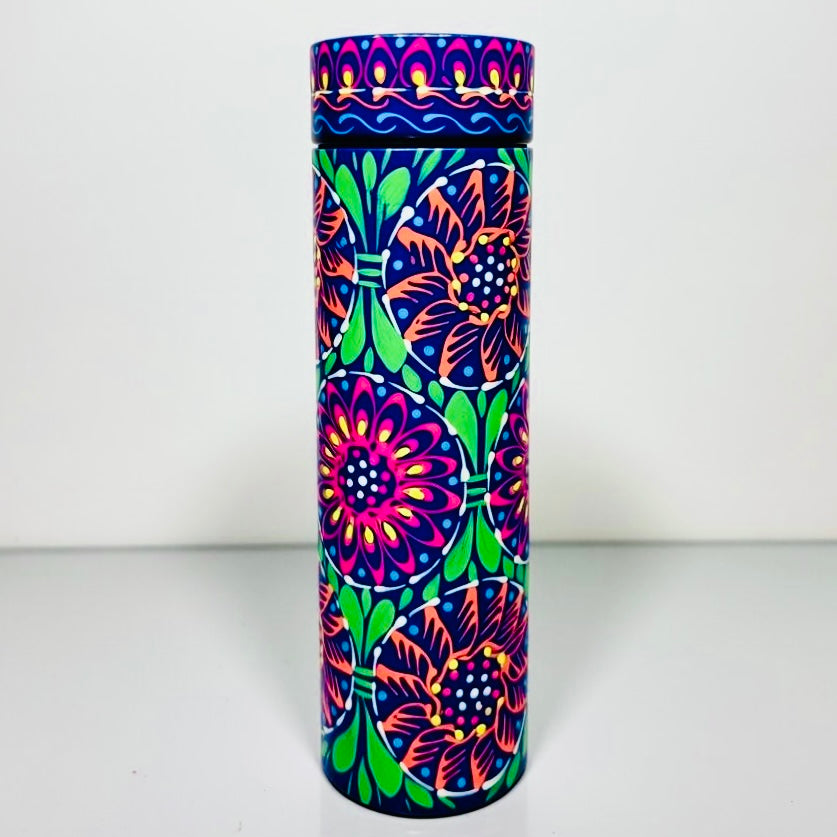 Hand-painted Water Bottle with Digital Temperature Display D01-003