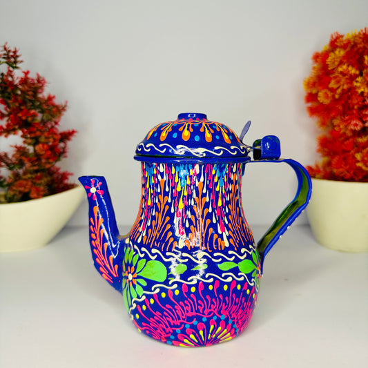 Pakistani Truck Art Hand-Painted Teapot (Decor & Gift Item) M-003