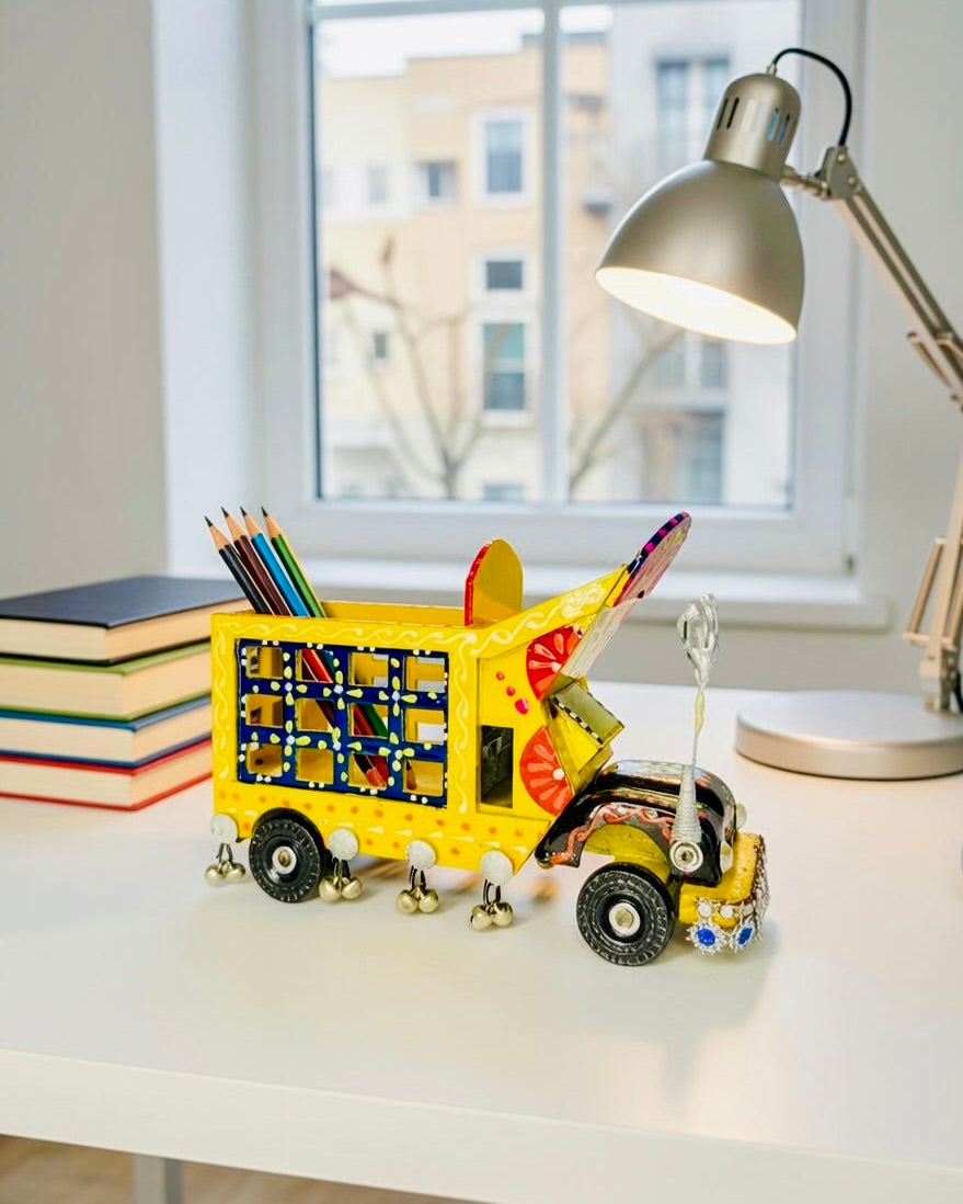 Stationery Truck Handmade Truck Art 001