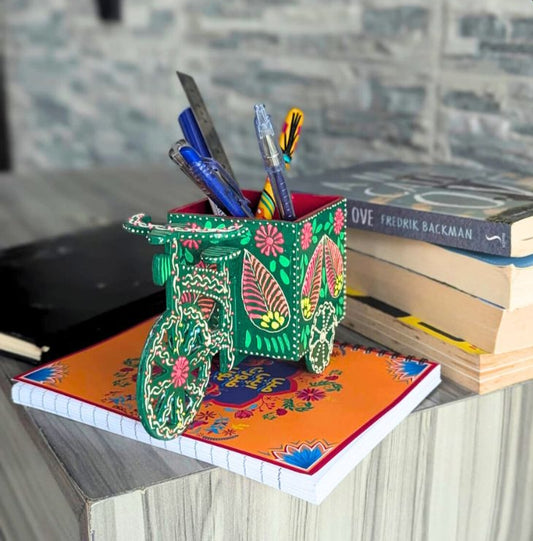 Stationery Cycle Handmade Truck Art