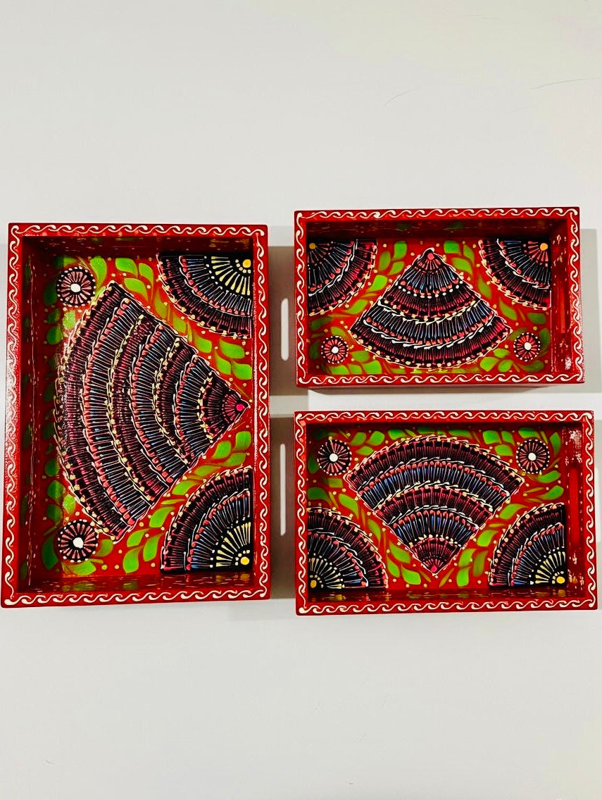 Fine Art Three Tray Set 002