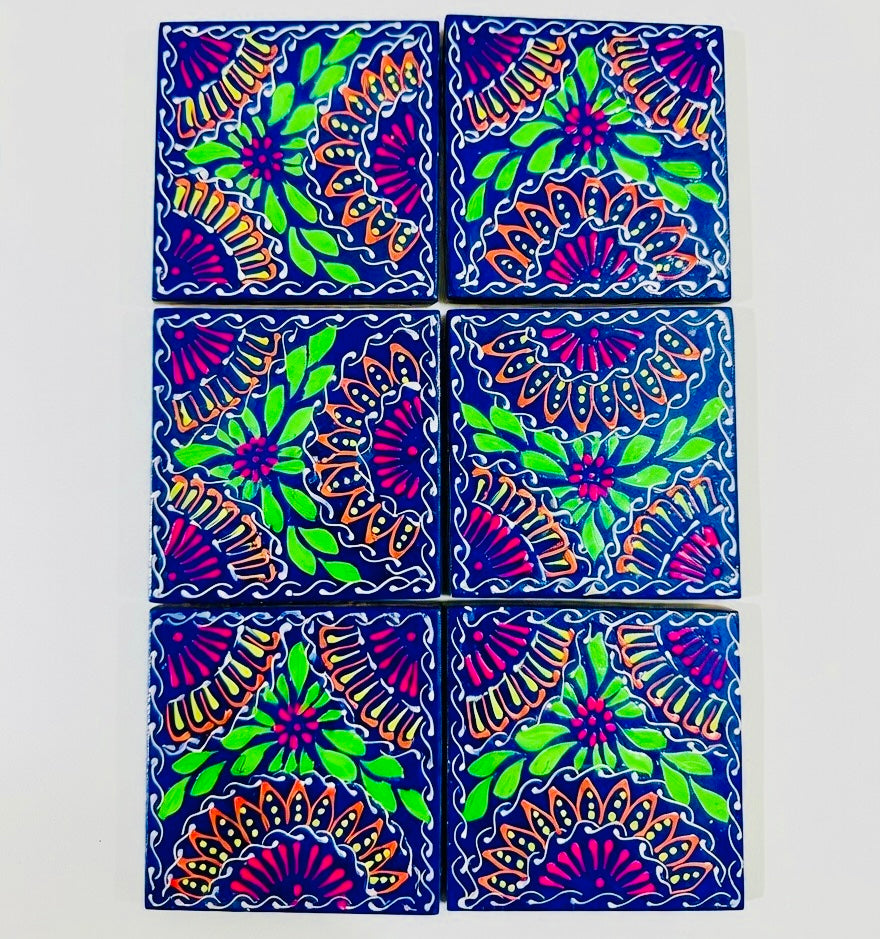 Hand-Painted Truck Coaster Set 003