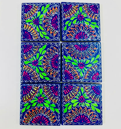 Hand-Painted Truck Coaster Set 003