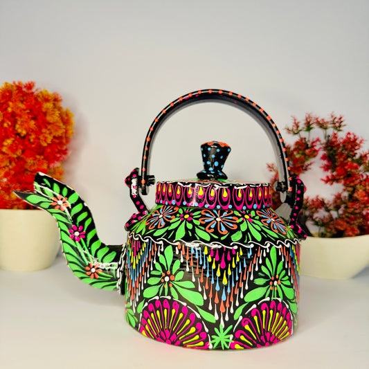 Fine Art Decorative Kettle – Handcrafted Cultural Elegance 006