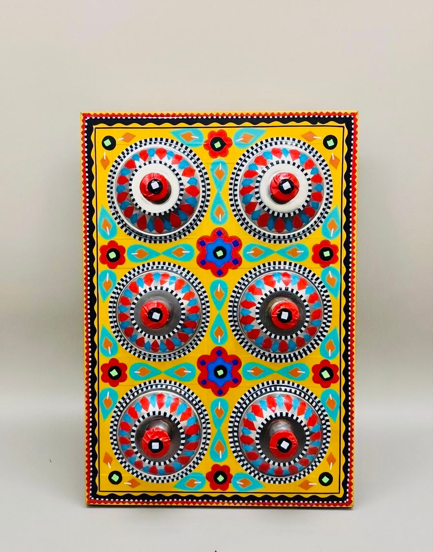 Six Partition Tray Chamakpatti Art 001