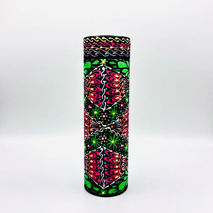Hand-painted Water Bottle with Digital Temperature Display 006