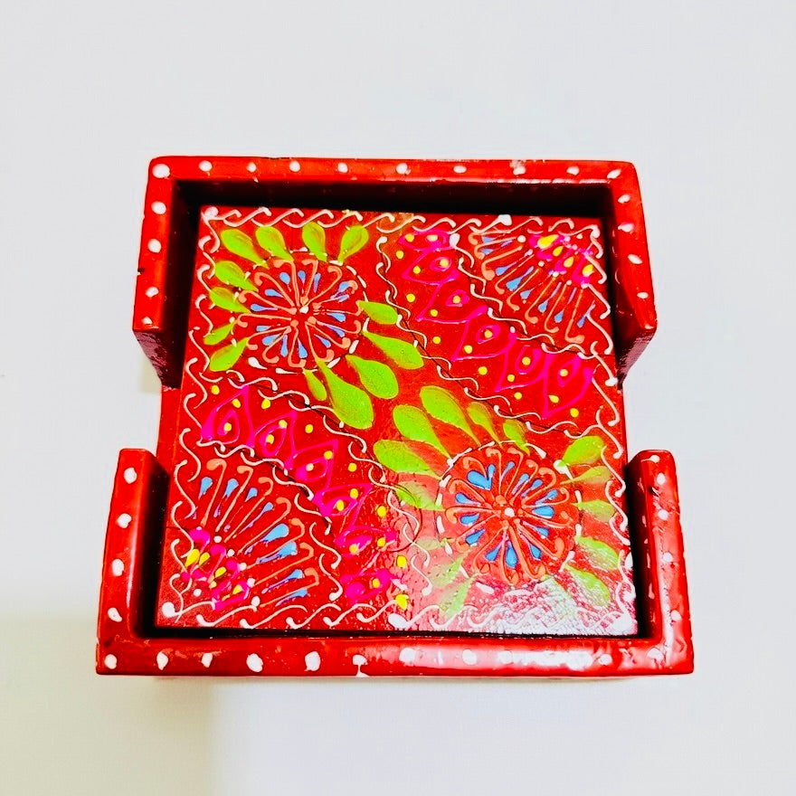 Fine Art Tea Coasters Hand Made 002-D02