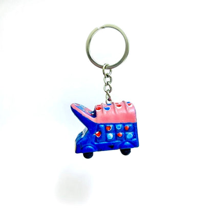 Hand Painted Truck Key Chain D01