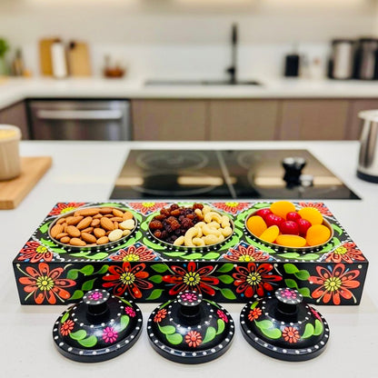 Three Partition Tray Fine Art 006