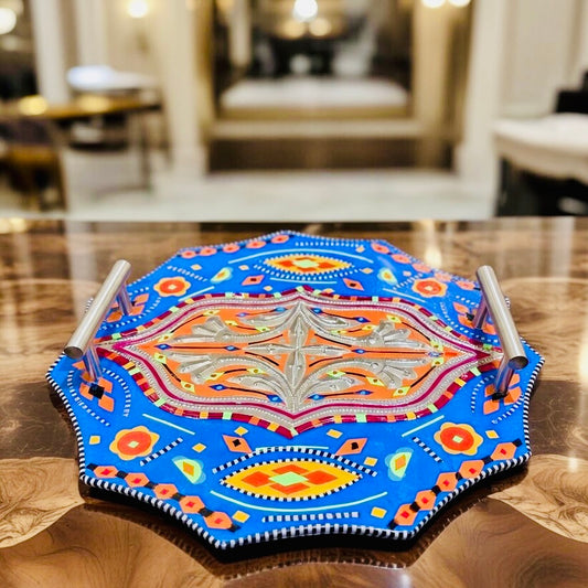 Star Serving Tray Truck Art Wooden – Premium Kitchen & Home Décor.