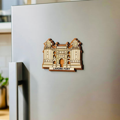 Lahore Fort Fridge Magnet Handmade Truck Art