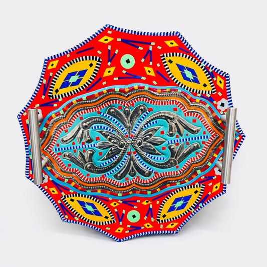 Star Serving Handle Tray Truck Art Wooden-Premium Kitchen & Home Decor 002