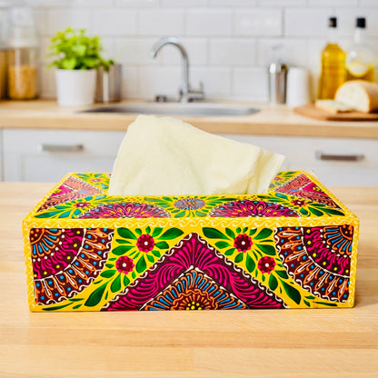 Fine Art Tissue Box Inspired By Pakistani Truck Art 001
