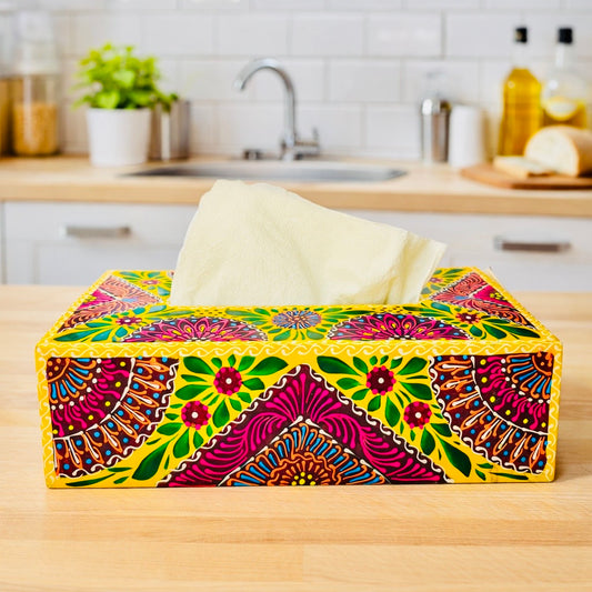 Fine Art Tissue Box Inspired By Pakistani Truck Art 001