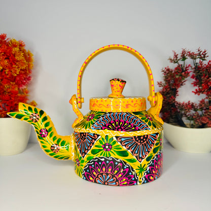 Fine Art Decorative Kettle – Handcrafted Cultural Elegance S-001