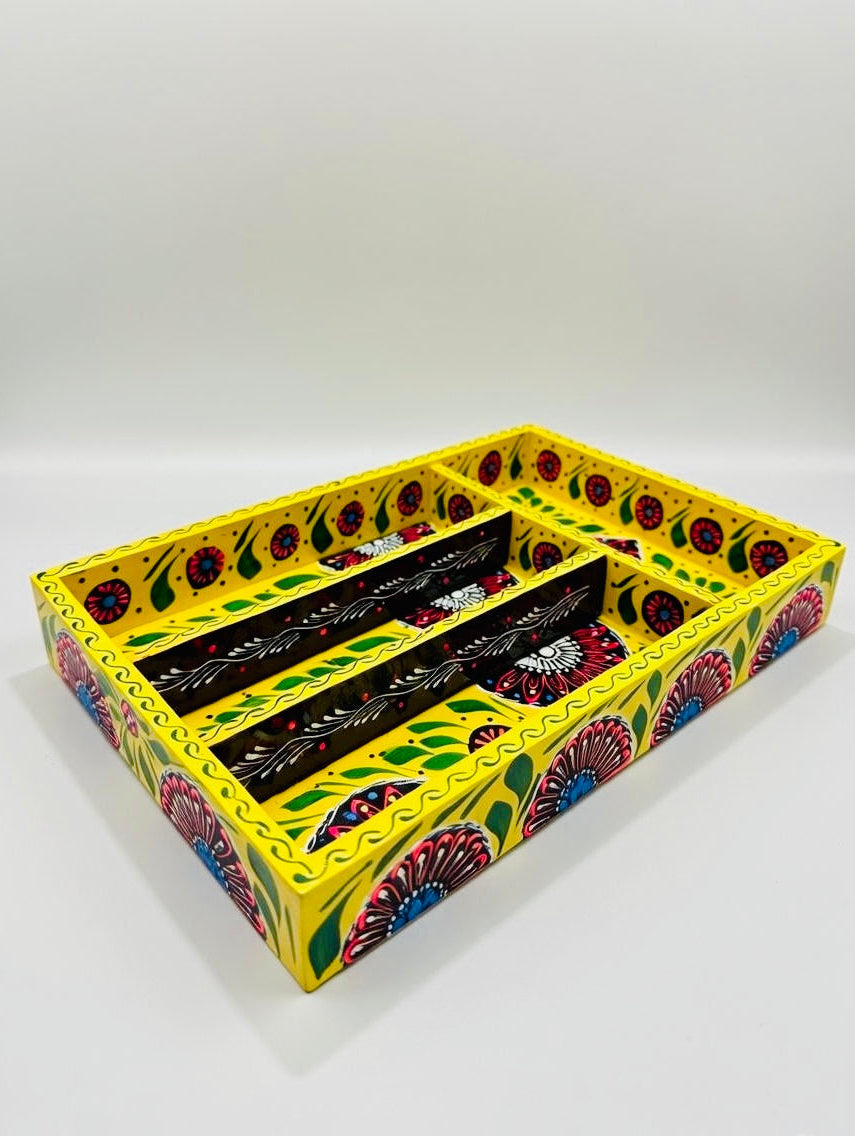 Cutlery Tray Fine Art Inspired by Pakistani Truck Art 001