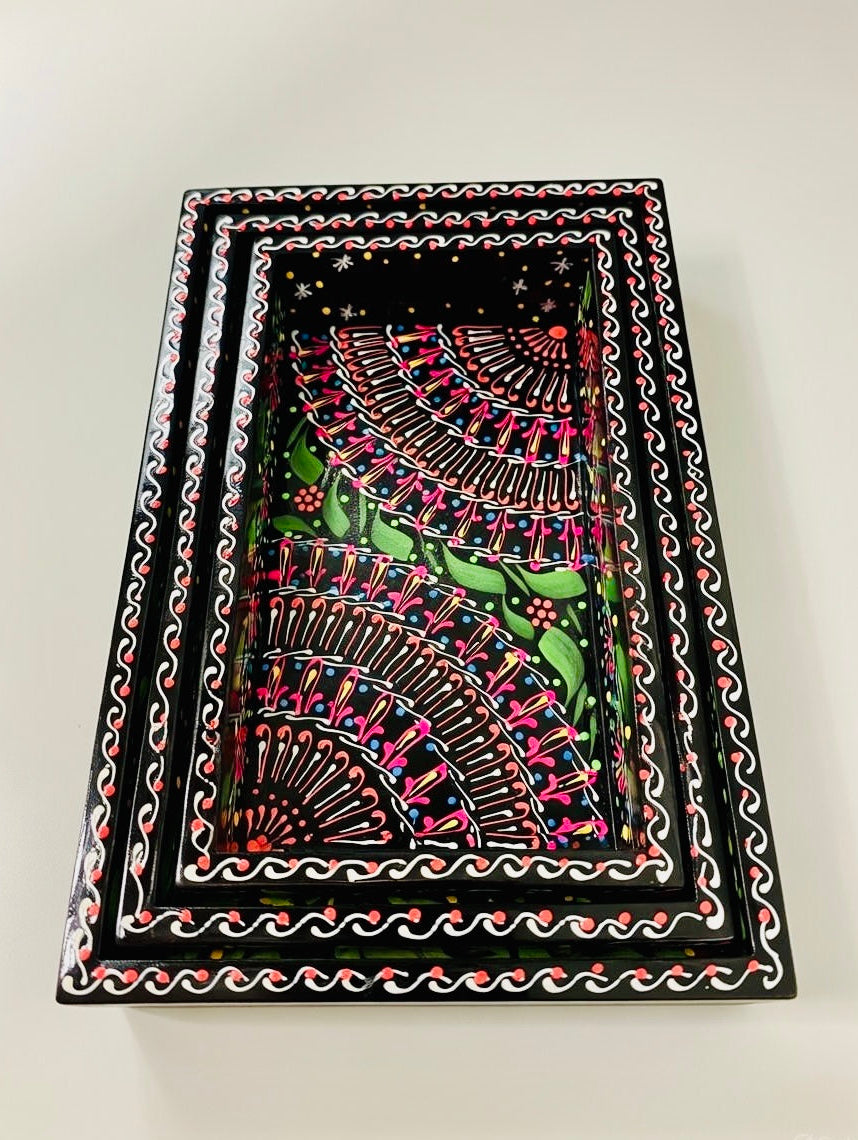 Fine Art Three Tray Set 006