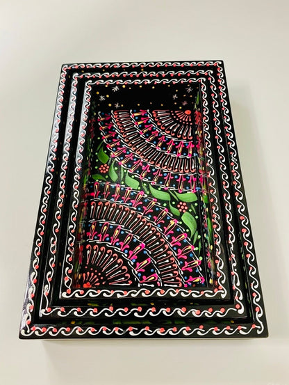 Fine Art Three Tray Set 006