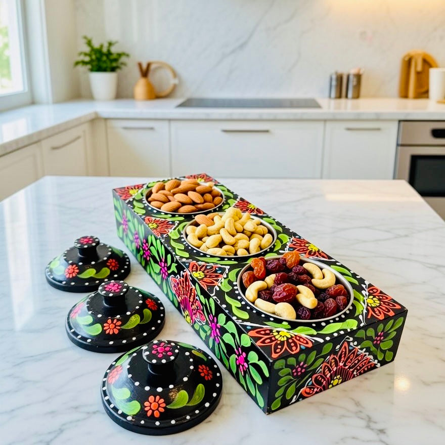 Three Partition Tray Fine Art 006