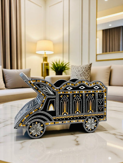 Chamak Patti Truck Tissue Box Premium Art 006