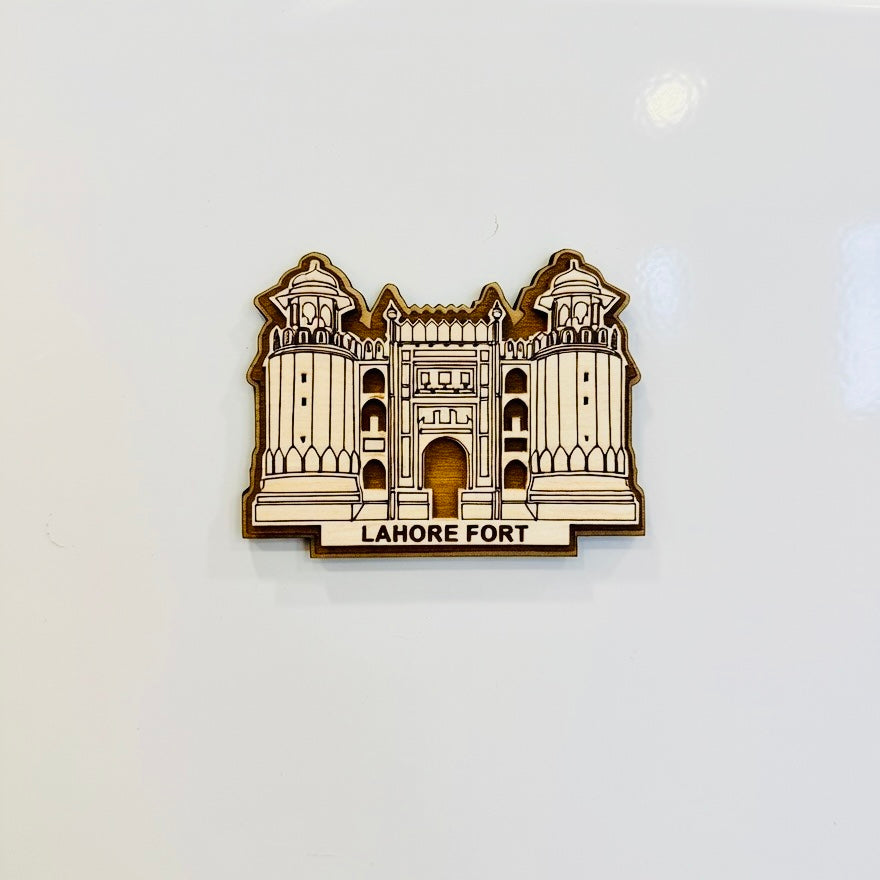 Lahore Fort Fridge Magnet Handmade Truck Art
