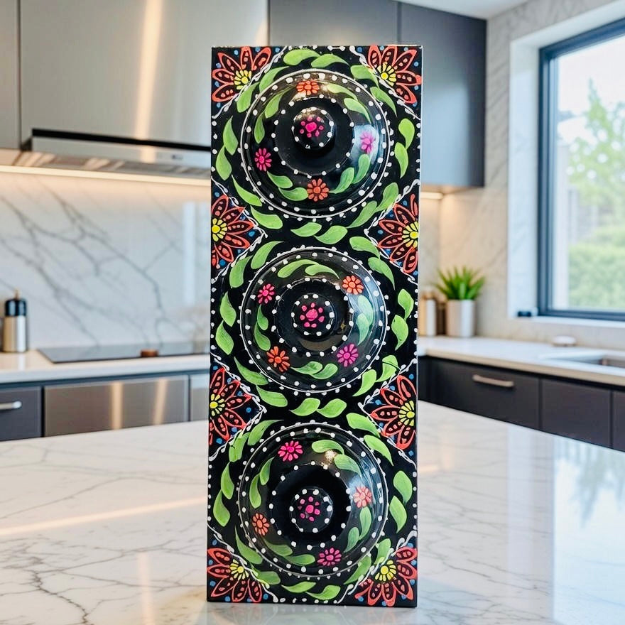 Three Partition Tray Fine Art 006