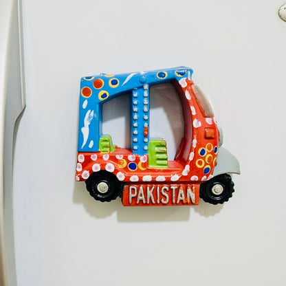 Rickshaw Fridge Magnet D-01