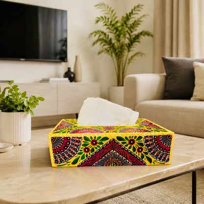 Fine Art Tissue Box Inspired By Pakistani Truck Art 001