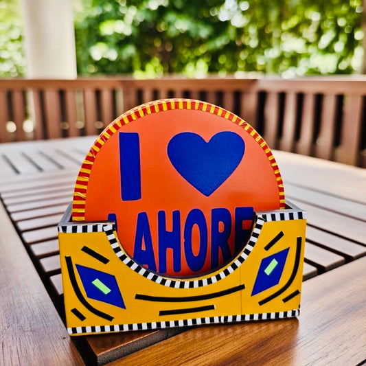 Chamak Patti Tea Coasters Round-001