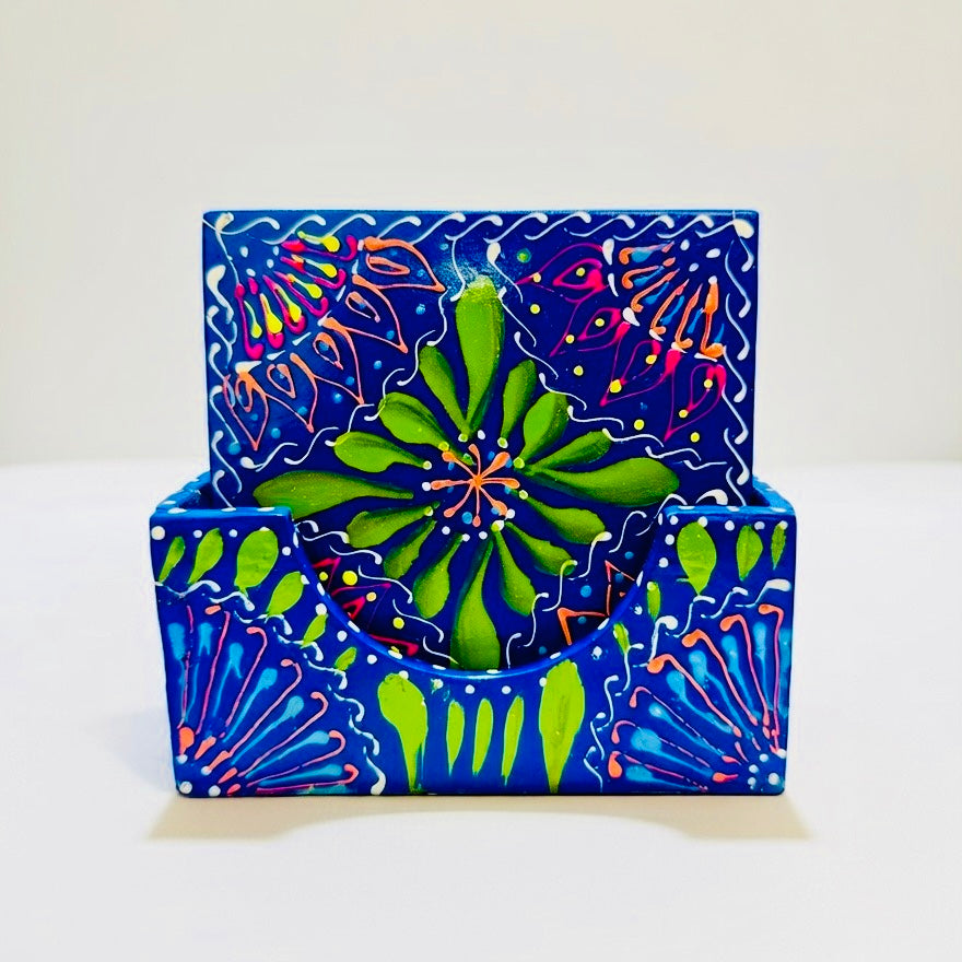 Fine Art Tea Coasters Hand-Painted & Hand made 003