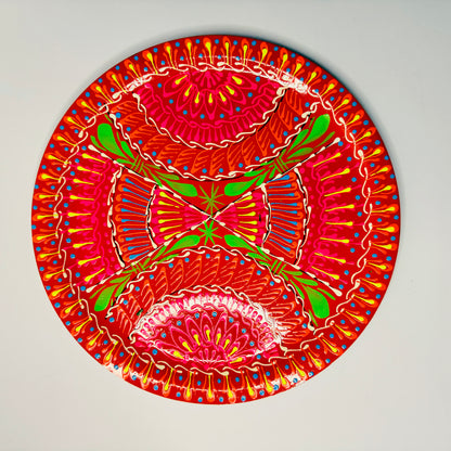 Traditional Pakistani Fine Art Tea Set – Vibrant Handcrafted Design 2 Cup-002