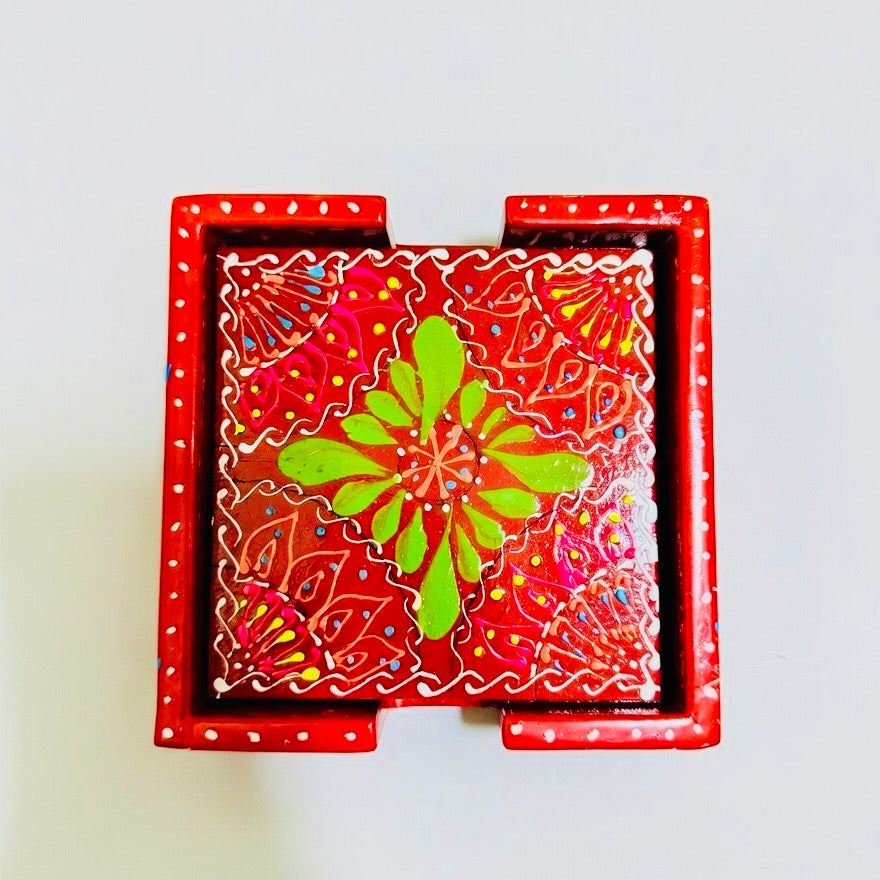 Fine Art Tea Coasters Hand Made 002