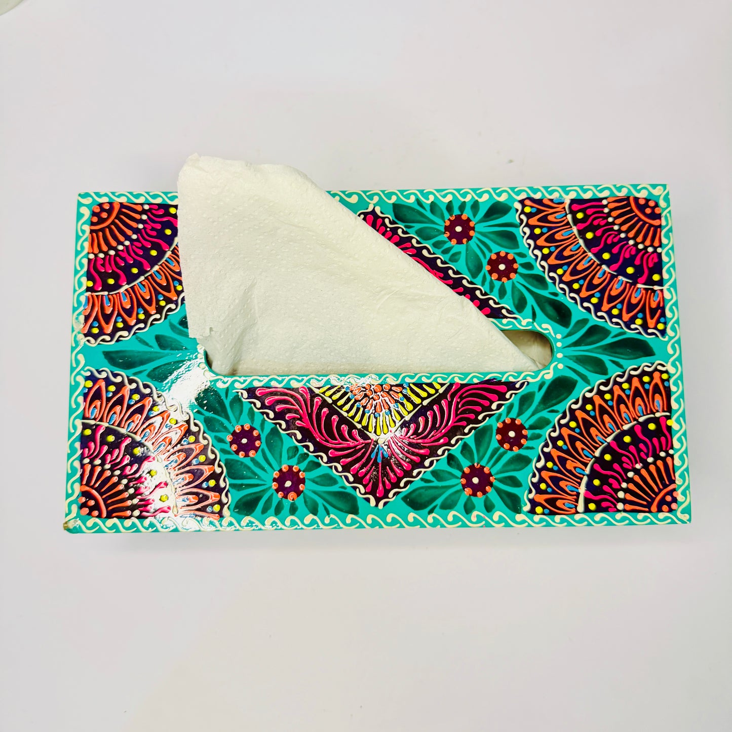 Fine Art Tissue Box Inspired By Pakistani Truck Art 007