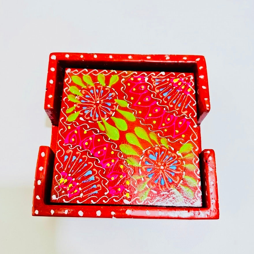 Fine Art Tea Coasters Hand Made 002-D02