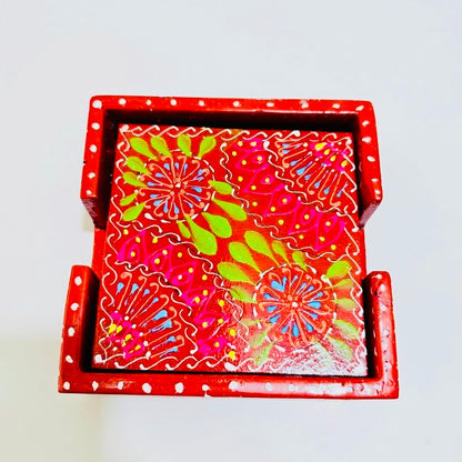 Fine Art Tea Coasters Hand Made 002-D02