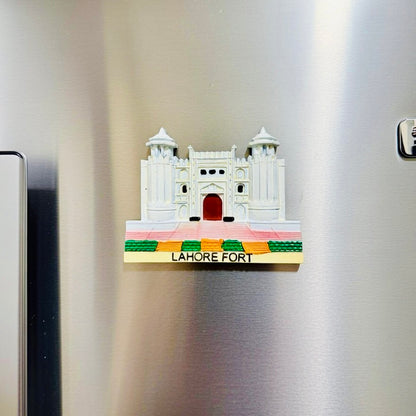 White Lahore Fort Fridge Magnet