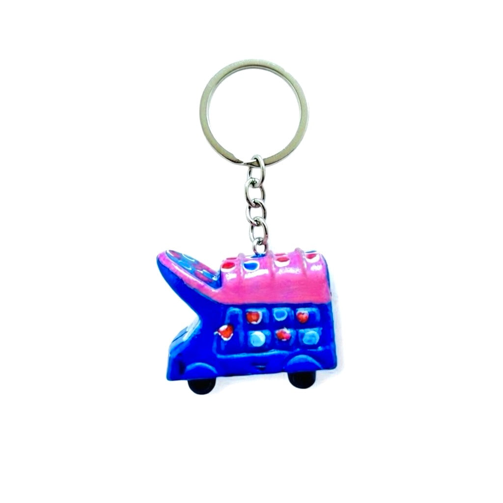 Hand Painted Truck Key Chain D01