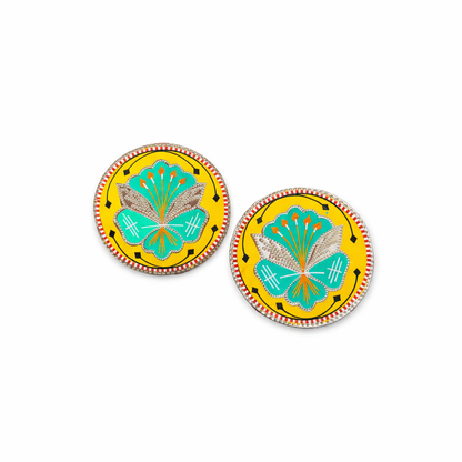 Chamakpatti round tea coasters