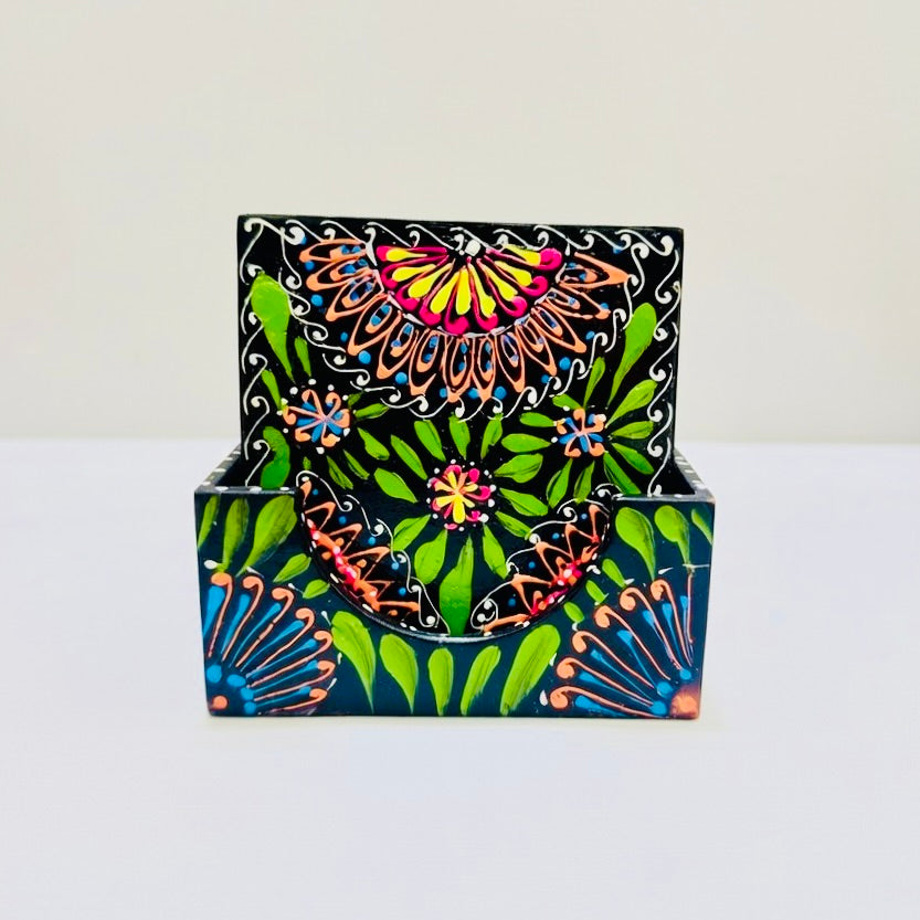 Fine Art Tea Coasters Hand-Painted & Hand Made 006