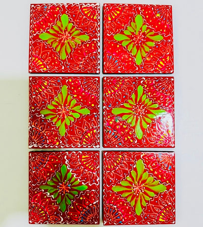 Fine Art Tea Coasters Hand Made 002