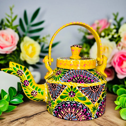 Fine Art Decorative Kettle – Handcrafted Cultural Elegance S-001