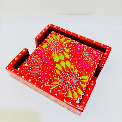 Fine Art Tea Coasters Hand Made 002-D02