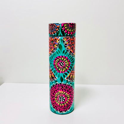 Hand-painted Water Bottle with Digital Temperature Display D01-007