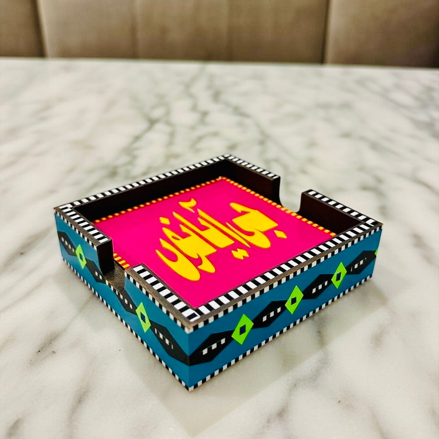 Chamak Patti Tea Coasters Box-005